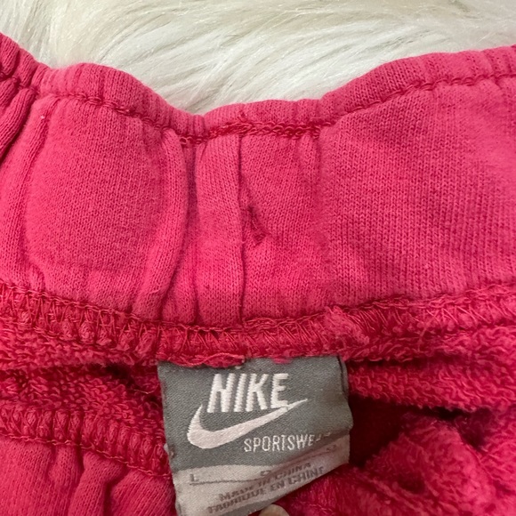 Nike Pink - fuchsia/ Cotton Lounge Track and Field Shorts ** - Picture 3 of 5